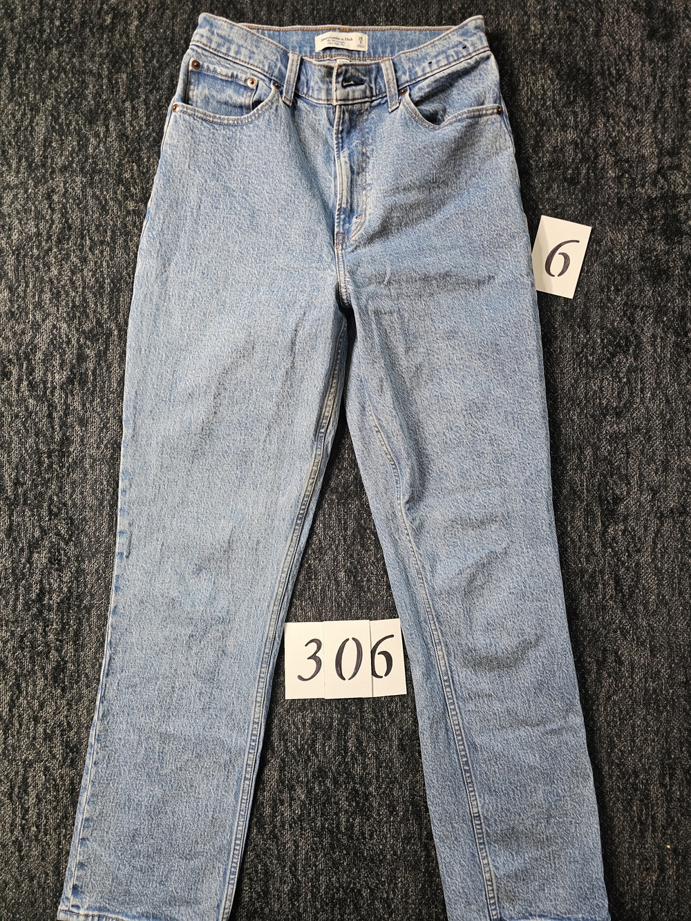 Abercrombie & Fitch Light Blue High-Rise Women's Jeans